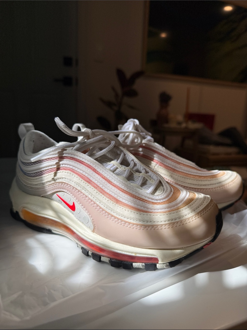 Nike Air Max 97 “The Future Is In The Air” Sail Pink Women’s Size 6